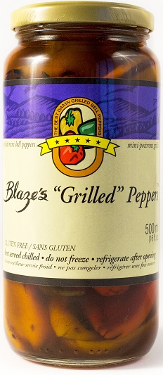 Grilled Mini Bell Peppers Box (3 Jar) 16 oz each